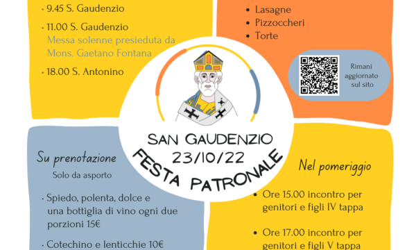 Festa patronale San Gaudenzio 2022